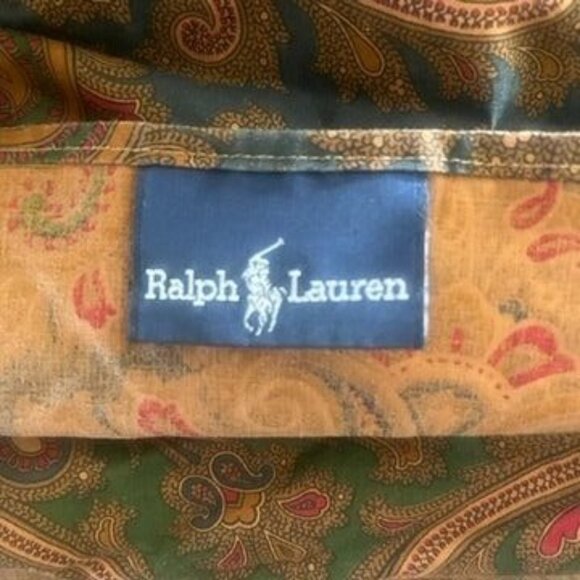 Vintage Ralph Lauren Full Brianna Elizabeth Paisley Dust Ruffle - Picture 3 of 4